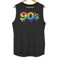 90s Retro Pop Art Rainbow Lips Nostalgia Costume 90s Unisex Tank Top 90s Retro Pop Art Rainbow Lips Nostalgia Costume 90s Unisex Tank Top