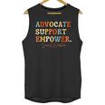 Advocate Support Empower Groovy Social Worker Graduation Unisex Tank Top