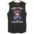 Anti Social Anxiety Mindfulness No Small Talk Introvert Cat Men Women Unisex Tank Top Anti Social Anxiety Mindfulness No Small Talk Introvert Cat Men Women Unisex Tank Top