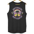 Antisocial Butterfly Groovy t For Introvert Men Women Girls Unisex Tank Top