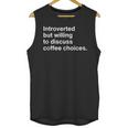 Barista Coffee Lovers Sarcastic Introvert Unisex Tank Top Barista Coffee Lovers Sarcastic Introvert Unisex Tank Top