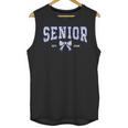 Blue Bow Coquette Floral Senior 2026 Graduation Class Unisex Tank Top