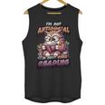 Book Lover Owl Reading Books Introvert Bookworm Unisex Tank Top