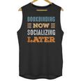 Bookbinding Now Minimal Socializing Introvert Vintage Unisex Tank Top