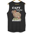 Capy Last Day Of School Capybara Graduation Quote Unisex Tank Top