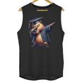 Capybara Graduation Dabbing Capy Wearing Graduate Gown Unisex Tank Top