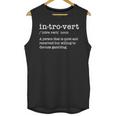 Casino Gambler Willing To Discuss Gambling Introvert Unisex Tank Top