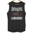 Chocolate Lab Dog Introvert Chocolate Labrador Retriever Unisex Tank Top