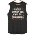 Christmas Sarcastic Introvert Holiday Shirt Unisex Tank Top