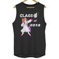 Class Of 2018 Graduation Him Her Unicorn Dabbing Shirt Unisex Tank Top