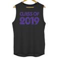 Class Of 2019 High School Graduation Purple Senior Unisex Tank Top