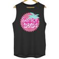 Class Of 2024 Senior Pink Retro Classic Girl Grad Graduation Unisex Tank Top