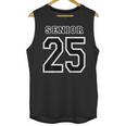 Class Of 2025 High School Senior 25 On Back Graduation Unisex Tank Top