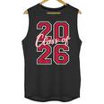 Class Of 2026 Graduation Red With Varsity Letters Unisex Tank Top