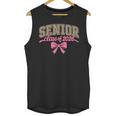 Class Of 2026 Pink Coquette Bow Senior Graduation Unisex Tank Top