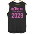 Class Of 2029 Pink Girls Shirt Graduation Unisex Tank Top