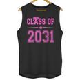 Class Of 2031 Pink Girls Shirt Graduation Unisex Tank Top