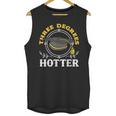College Masters Degree Graduation Three Degrees Hotter Unisex Tank Top