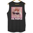 Cool Cat Meme Ew People Anti Social Introvert Cute Cat Unisex Tank Top Cool Cat Meme Ew People Anti Social Introvert Cute Cat Unisex Tank Top