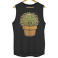 Cute Golden Barrel Cactus Introvert Distressed Unisex Tank Top