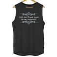 Cute Introvert Shy Person Quote Anti-Social Inner Strength Unisex Tank Top