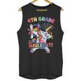 Dabbing 4th Grade Unicorn Graduation Class Of 2021 Nailed It Unisex Tank Top