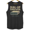 Dial Up Survivor Retro 90s Internet Nostalgia Unisex Tank Top