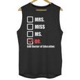 EdD Doctor Of Education Dr Doctorate Graduation Unisex Tank Top