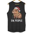 Ew People Capybara Christmas Lights Introvert Humor Unisex Tank Top Ew People Capybara Christmas Lights Introvert Humor Unisex Tank Top