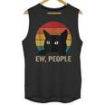 Ew People Introvert Cat Lover Cat Lady Vintage Unisex Tank Top