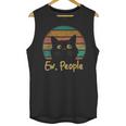 Ew People Retro Cat Lover Social Introvert Unisex Tank Top