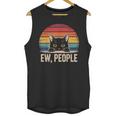Ew People Retro Vintage Anti Social Cat Introvert Unisex Tank Top