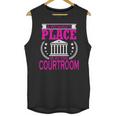 Female Lawyer Women Law Student Graduation Bar Exam Unisex Tank Top