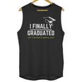 I Finally Graduated Back To Gaming Gamer Graduation Unisex Tank Top