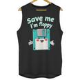 Floppy Disk Retro Tech Nostalgia Old School Computing Humor Unisex Tank Top