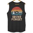 Floppy VHS Cassette Never Forget Retro 80s 90s Nostalgia Unisex Tank Top Floppy VHS Cassette Never Forget Retro 80s 90s Nostalgia Unisex Tank Top