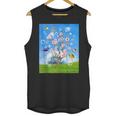 Frutiger Aero Aesthetic Tech Cherry Blossom Fishes Bubbles Unisex Tank Top Frutiger Aero Aesthetic Tech Cherry Blossom Fishes Bubbles Unisex Tank Top
