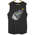 Frutiger Aero Aesthetic Tech Computer Aquarium Fishes Unisex Tank Top