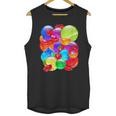 Frutiger Aero Aesthetic Tech Orb Pattern Heart Cherry Lips Unisex Tank Top