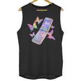 Frutiger Aero Y2K Chrome Phone Butterfly Unisex Tank Top