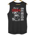 Fun Trendy UFO Sloth Graduation Class Of 2024 Senior Unisex Tank Top