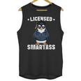 Graduation Penguin Licensed Smartass Graduate Unisex Tank Top