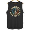 Groovy Like The 70s Peace Aesthetic Nostalgia 1970's Retro Unisex Tank Top