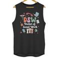 Groovy DSW Doctor Of Social Work Graduation DSW Graduate Unisex Tank Top