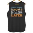 Guitar Playing Now Minimal Socializing Introvert Vintage Unisex Tank Top Guitar Playing Now Minimal Socializing Introvert Vintage Unisex Tank Top