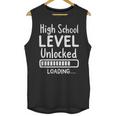 High School Level Unlocked Gamer Graduation Apparel Unisex Tank Top