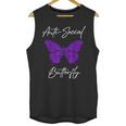 Introvert Antisocial Butterfly For Women Men Unisex Tank Top