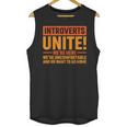 Introvert Antisocial Sarcasm Introverts Unite Anti Social Unisex Tank Top Introvert Antisocial Sarcasm Introverts Unite Anti Social Unisex Tank Top