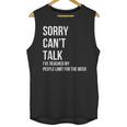 Introvert Can't Talk Reached People Limit For The Week Unisex Tank Top
