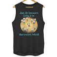 Introvert Extrovert Cartoon In Asstrovert World Unisex Tank Top Introvert Extrovert Cartoon In Asstrovert World Unisex Tank Top